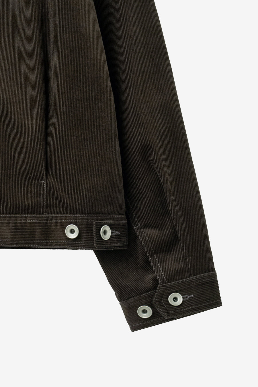 Insilence - Corduroy Trucker Jacket (Brown) product image 11 | TRAB K-Fashion Australia