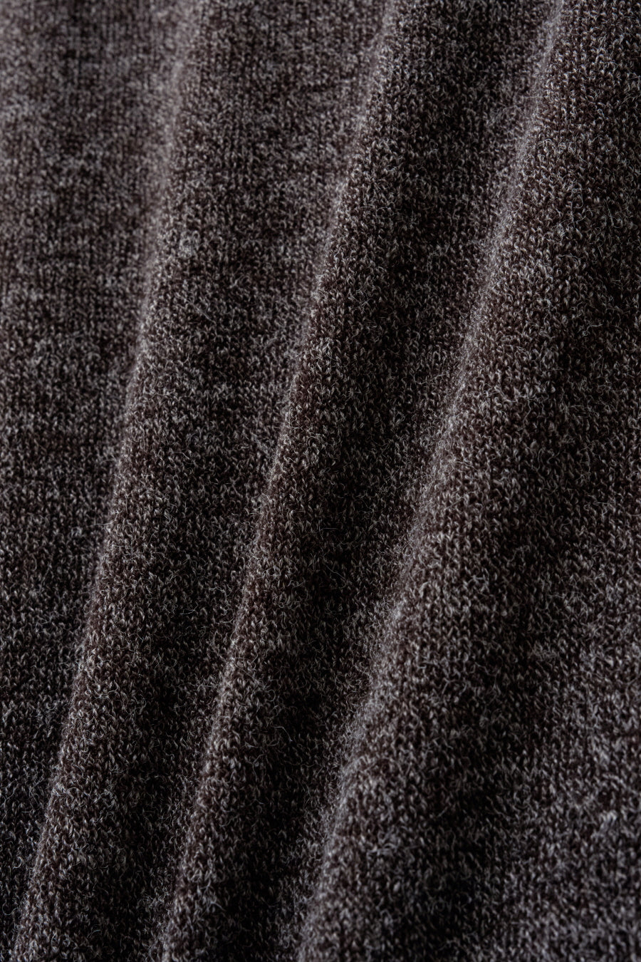 Insilence - Knit-Like Hood Zip Up (Melange Brown) product image 11 | TRAB K-Fashion Australia