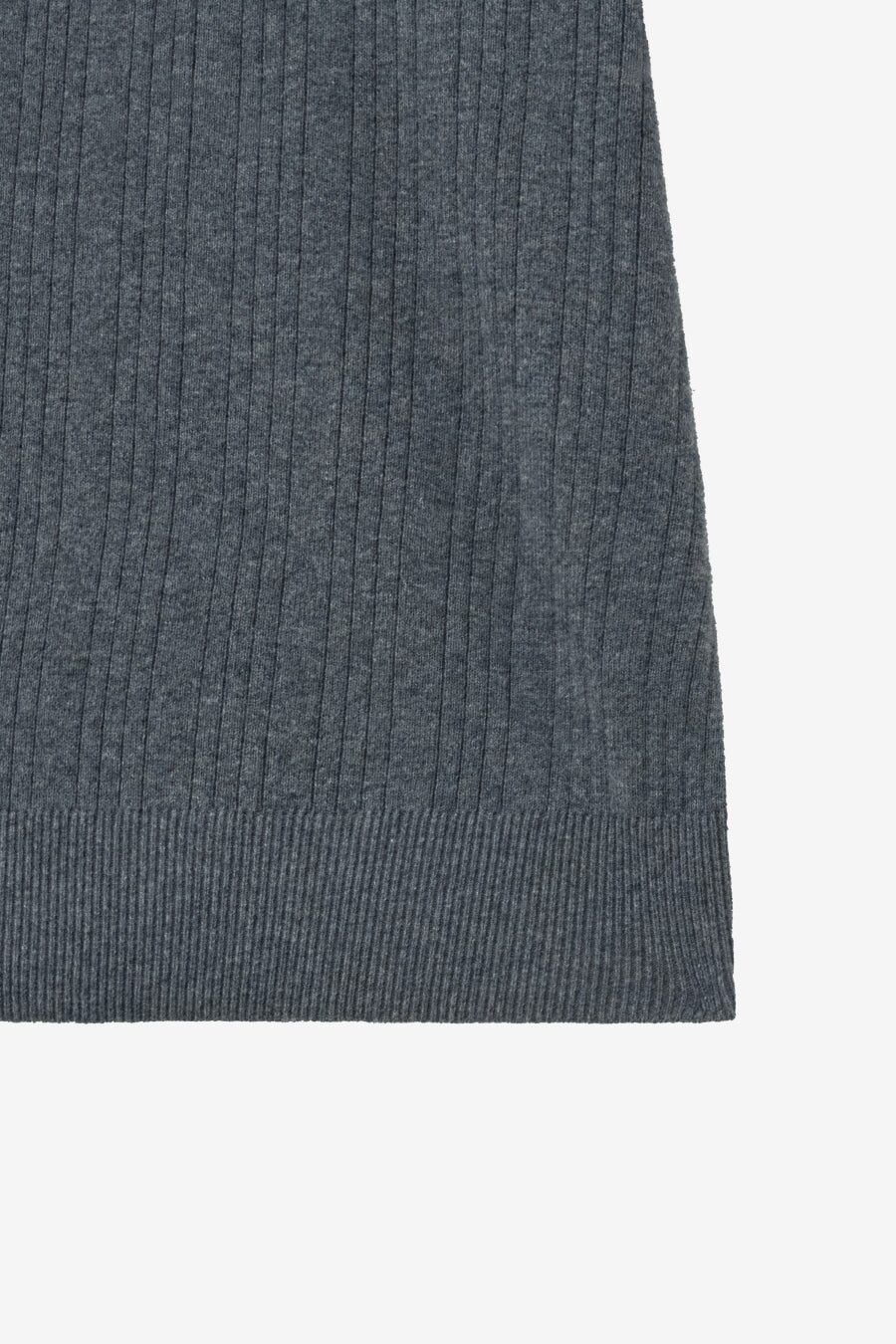 Insilence - Ribbed Henley Neck Half Knit (Grey) product image 11 | TRAB K-Fashion Australia
