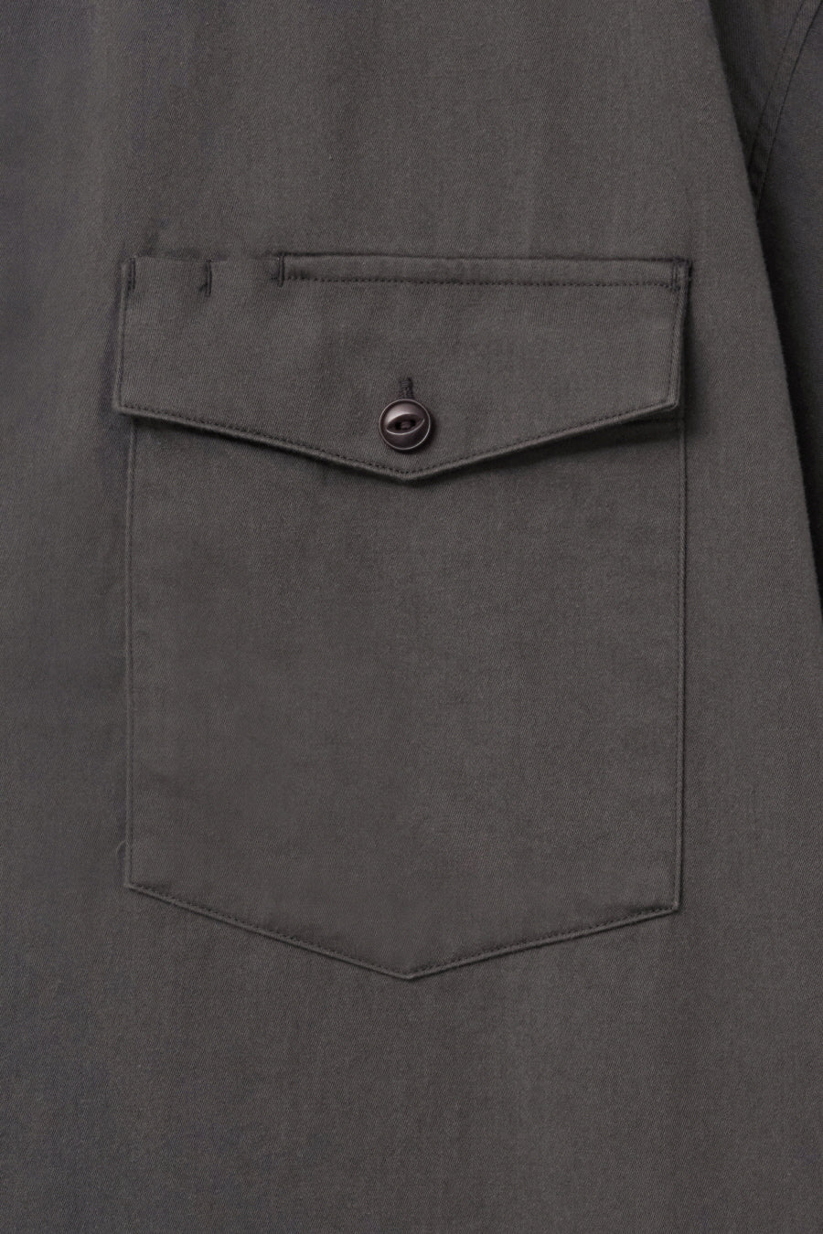 Insilence - Cotton Tencel Fatigue Shirt (Ash Brown) product image 11 | TRAB K-Fashion Australia