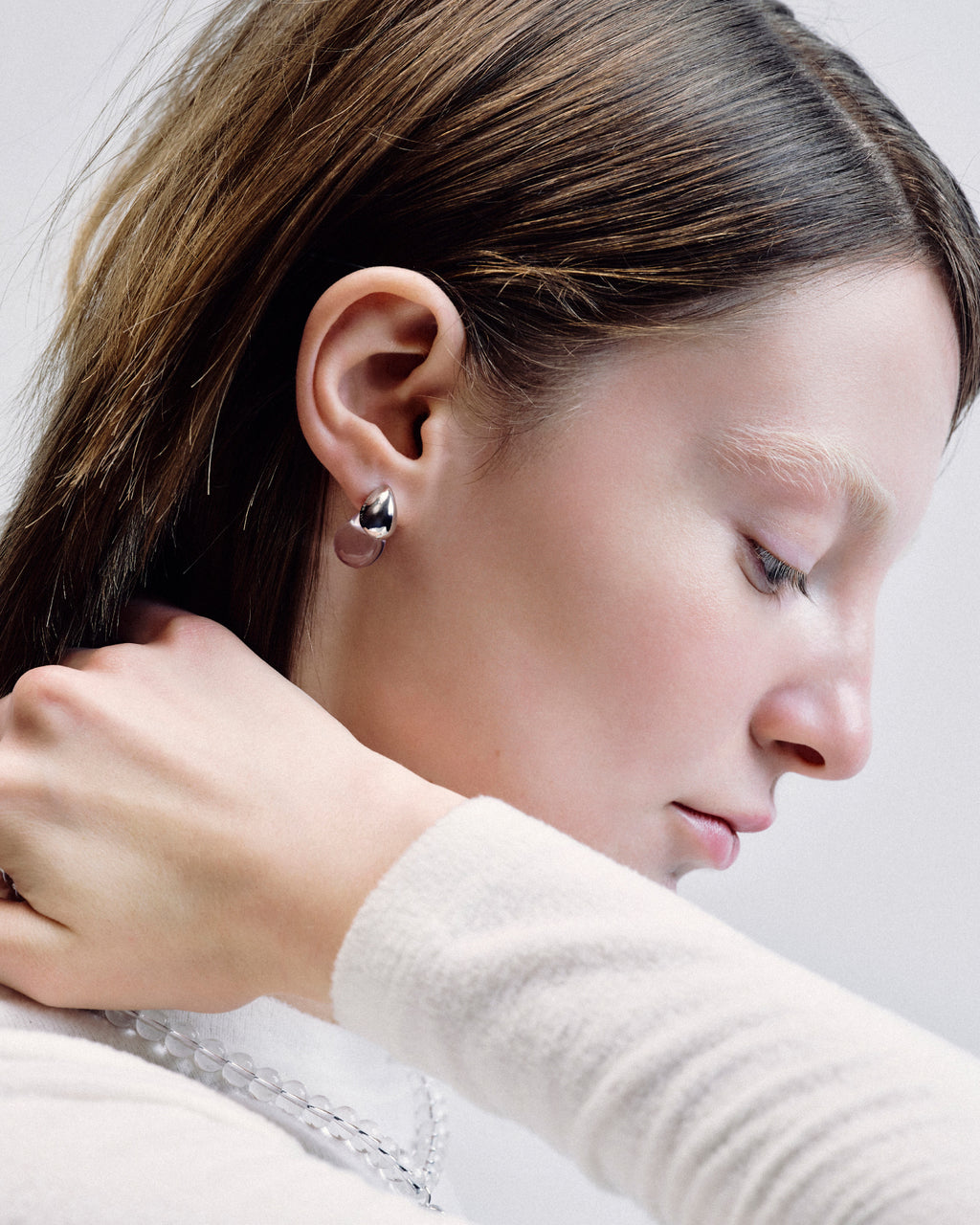 Numbering - Water Drop Earrings #7214 product image 1 | TRAB K-Fashion Australia
