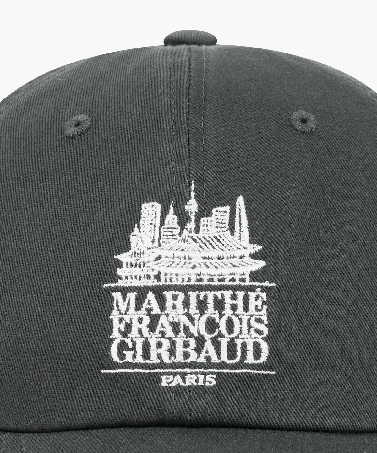 Marithe & Francois Girbaud - Seoul Exclusive Classic Logo Cap (Charcoal) product image 3 | TRAB K-Fashion Australia