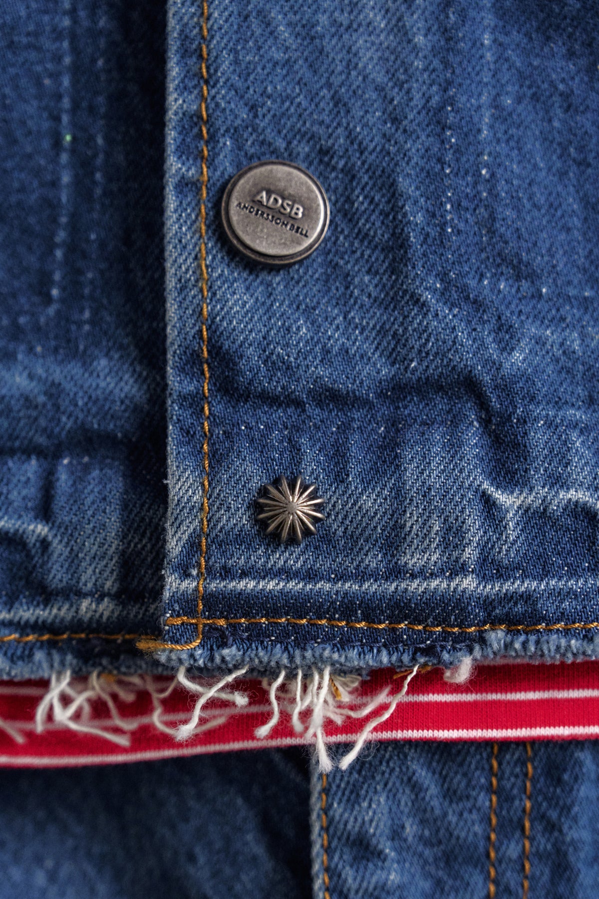 Andersson Bell - Rodeo Motorcycle Denim Jacket (Blue) product image 6 | TRAB K-Fashion Australia