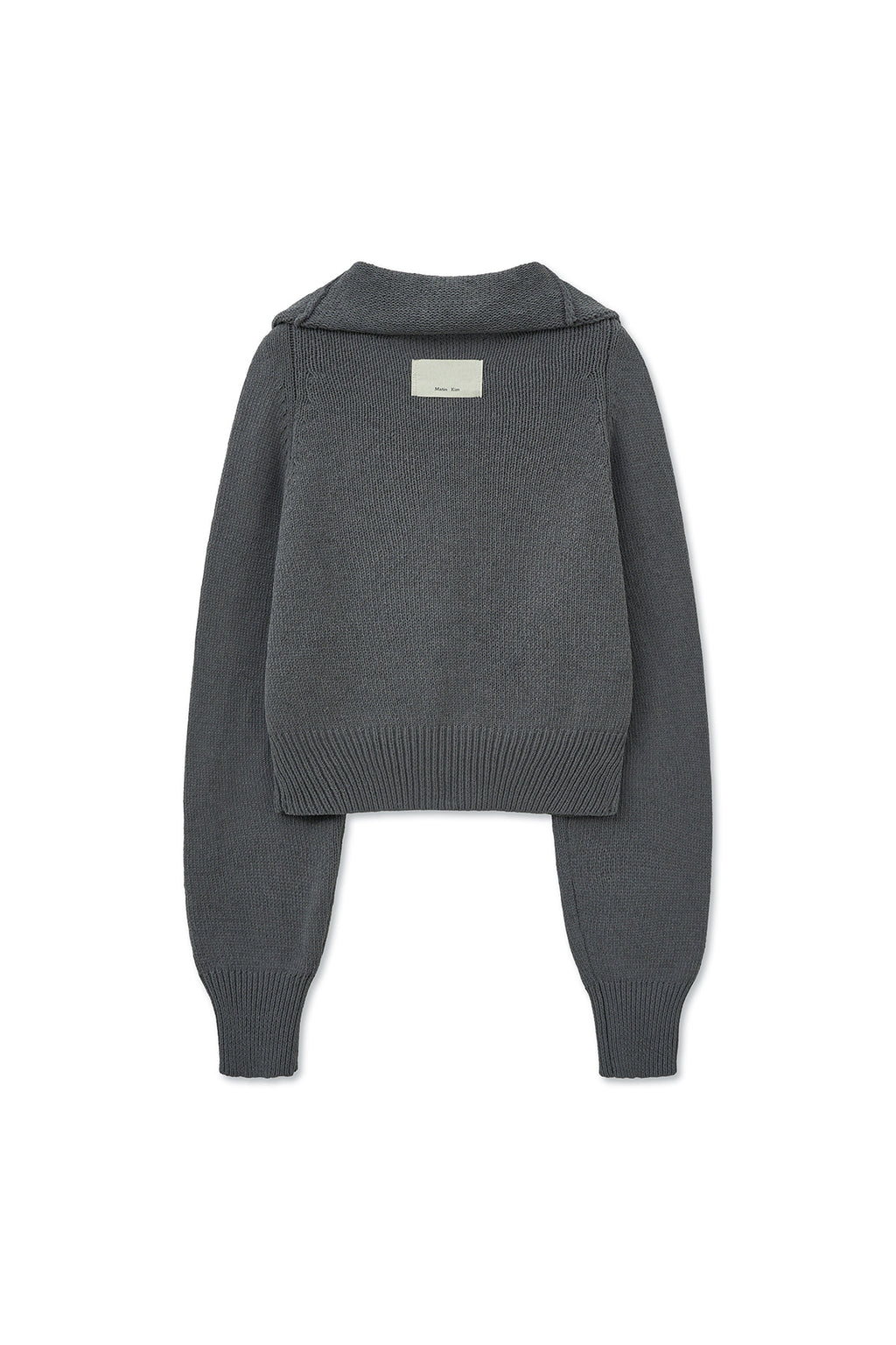 Matin Kim - Hook Point Two Way Cross Cardigan (Grey) product image 2 | TRAB K-Fashion Australia