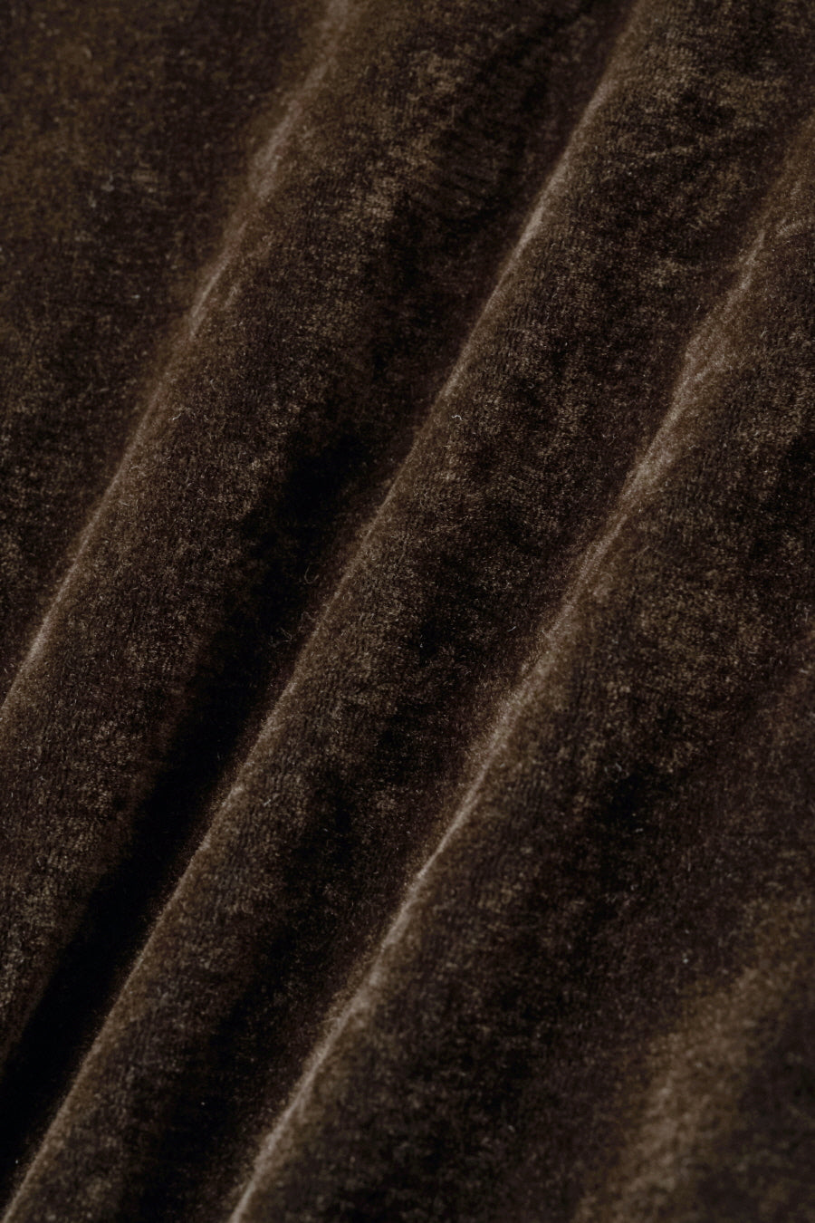 Insilence - Velvet Mesh Turtleneck T-Shirt (Brown) product image 12 | TRAB K-Fashion Australia