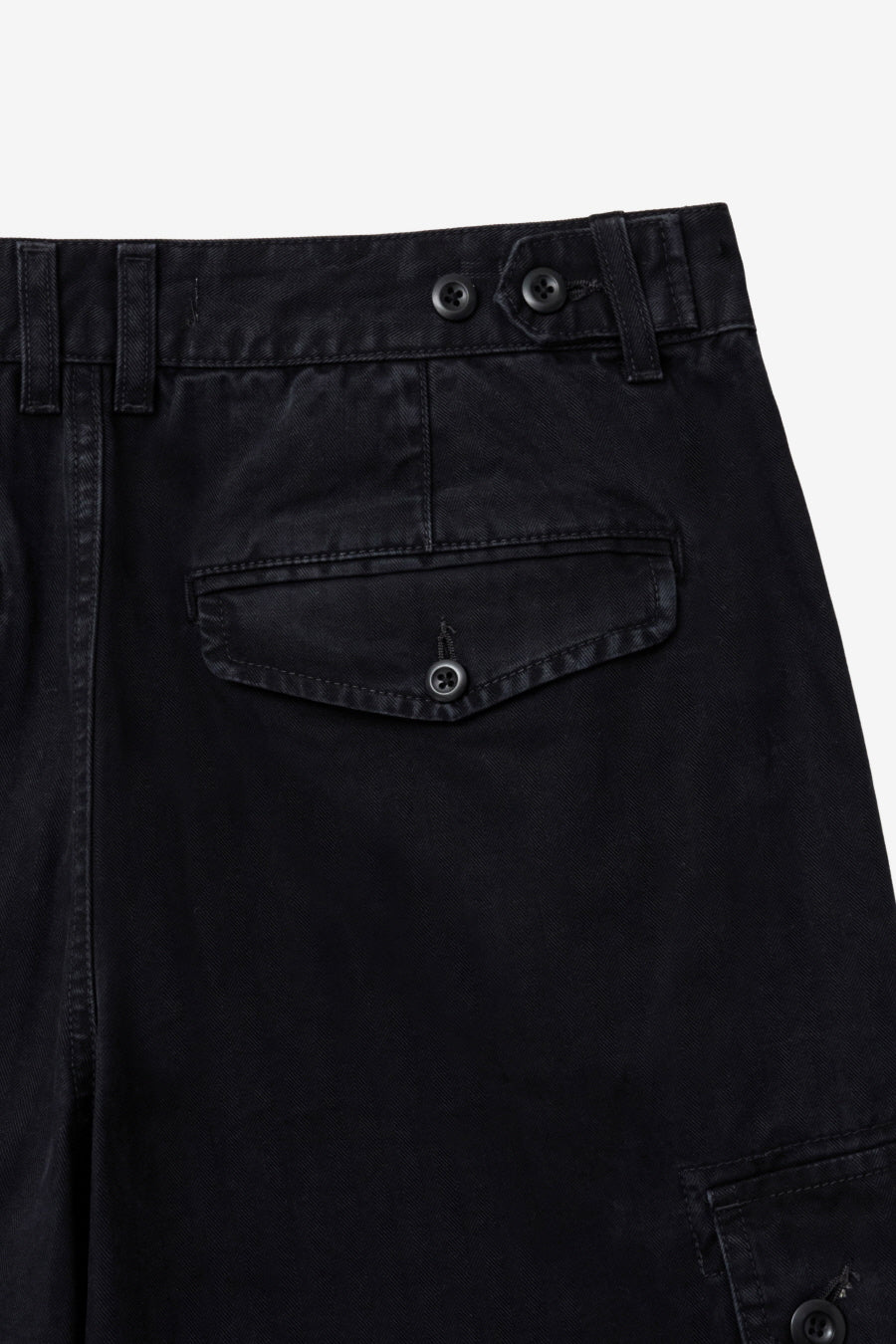 Insilence - HBT Cargo Shorts (Washed Black) product image 12 | TRAB K-Fashion Australia