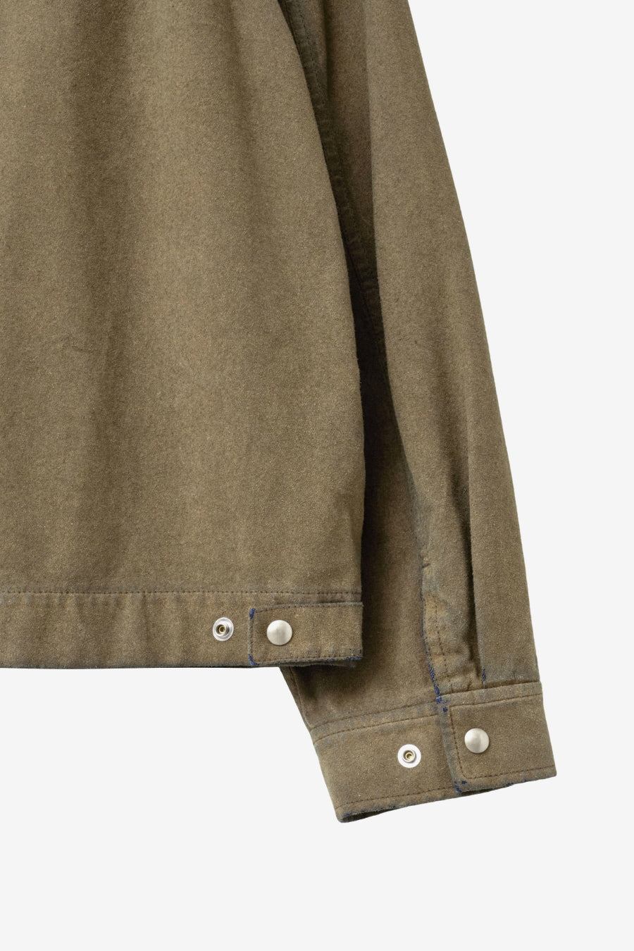 Insilence - Vintage Denim Suede Jacket (Beige) product image 12 | TRAB K-Fashion Australia