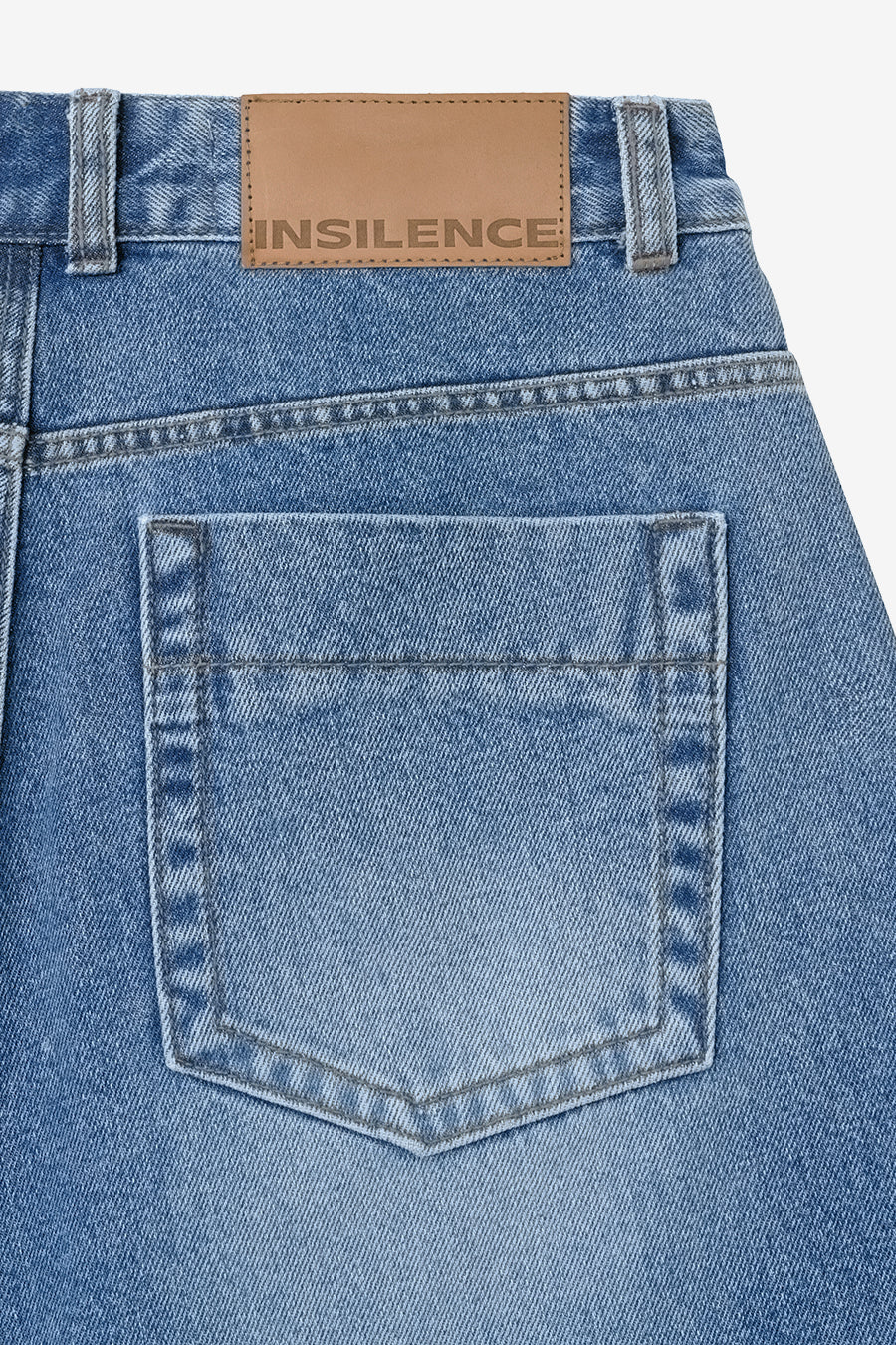 Insilence - Wide Bermuda Denim (Blue) product image 12 | TRAB K-Fashion Australia