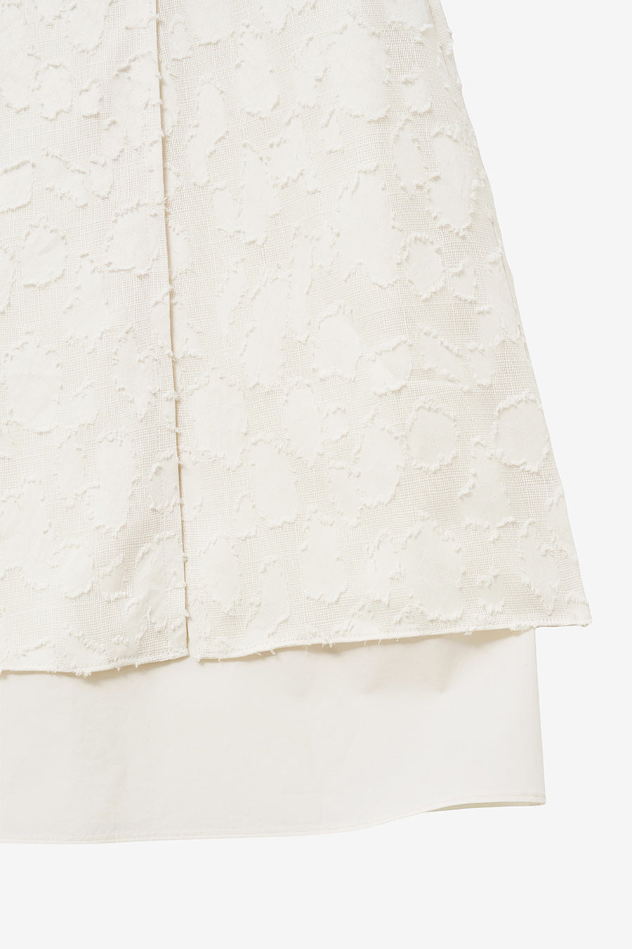 Insilence - Textured Jacquard Dress (Ivory) product image 12 | TRAB K-Fashion Australia