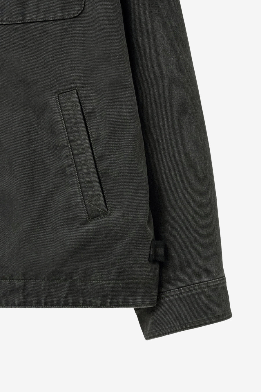Insilence - Vintage Washed Deck Jacket v2 (Dark Grey) product image 12 | TRAB K-Fashion Australia