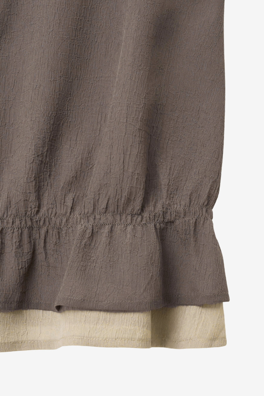 Insilence - Double Layer Sleeveless Top (Mocha) product image 12 | TRAB K-Fashion Australia