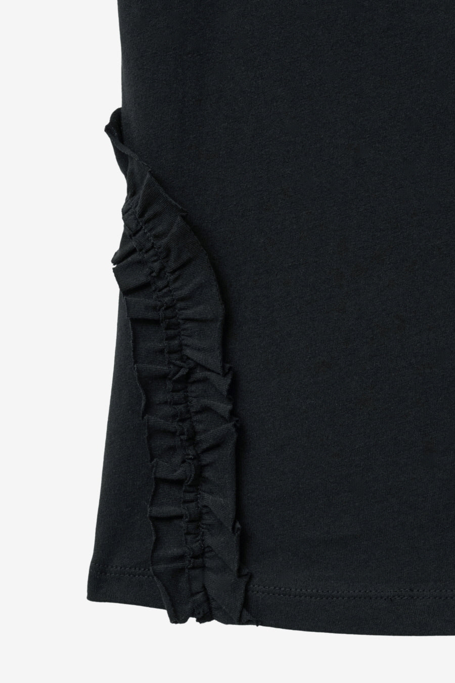 Insilence - Frill Strap Pigment Top (Black) product image 12 | TRAB K-Fashion Australia
