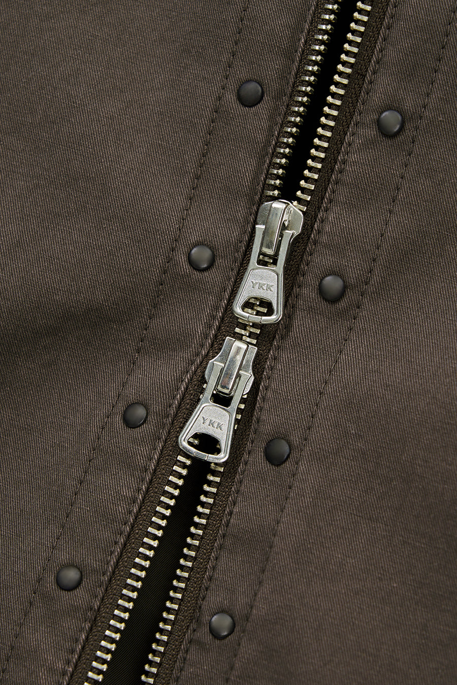 Insilence - Cotton Studded Jacket (Brown) product image 12 | TRAB K-Fashion Australia