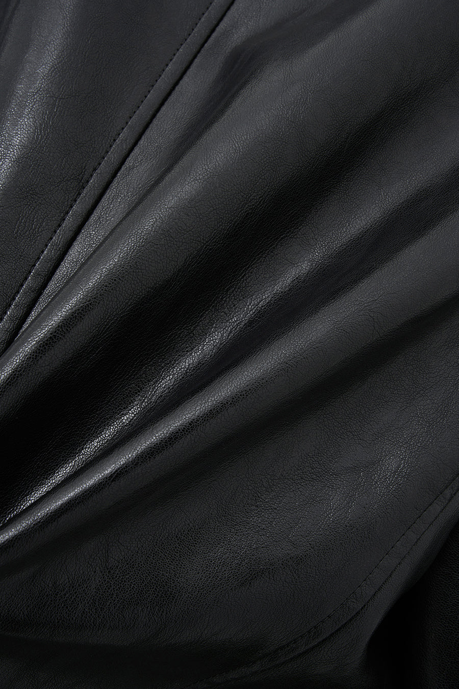 Insilence - Glossy Faux Leather Jacket (Black) product image 14 | TRAB K-Fashion Australia