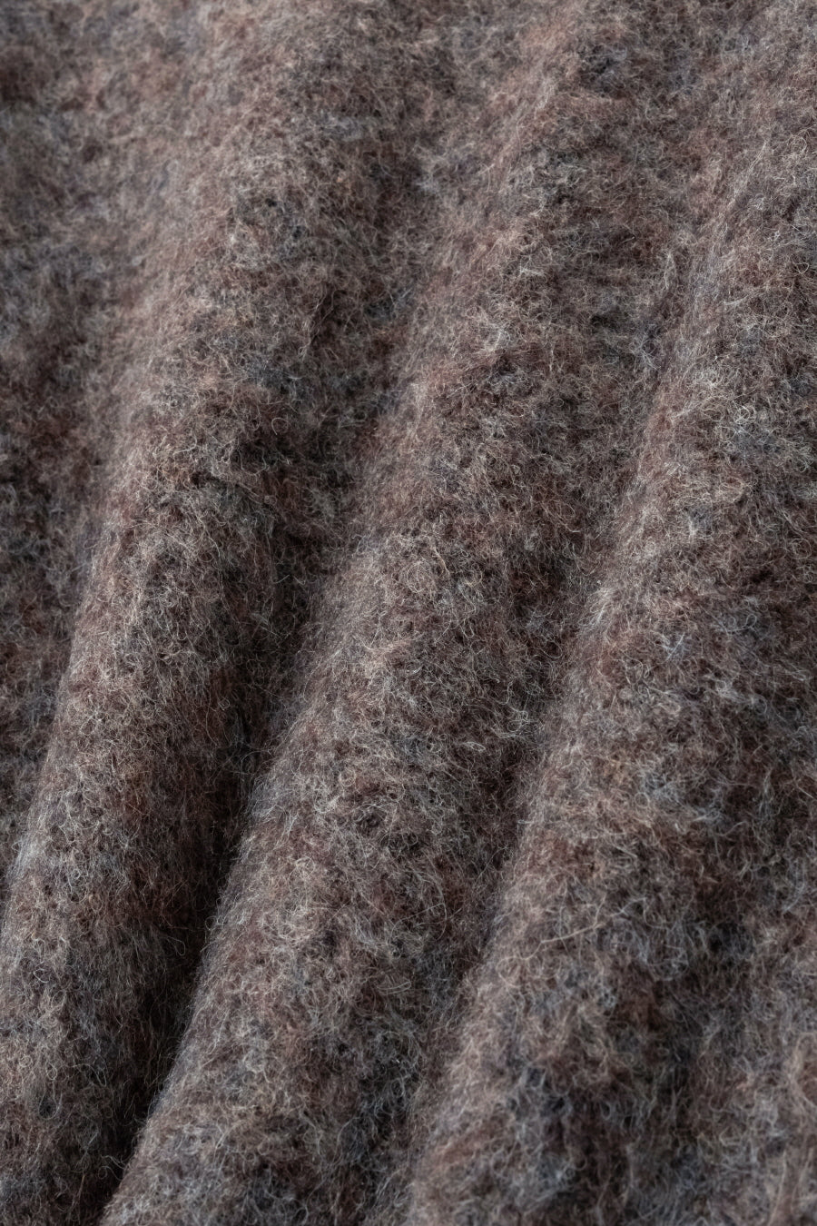 Insilence - Hairy Spread Collar Cardigan (Brown) product image 12 | TRAB K-Fashion Australia