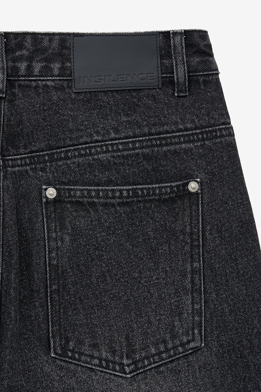 Insilence - Curving Stud Denim (Black) product image 12 | TRAB K-Fashion Australia
