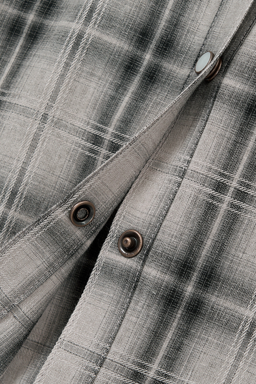 Insilence - Western Check Shirt (Ivory) product image 12 | TRAB K-Fashion Australia