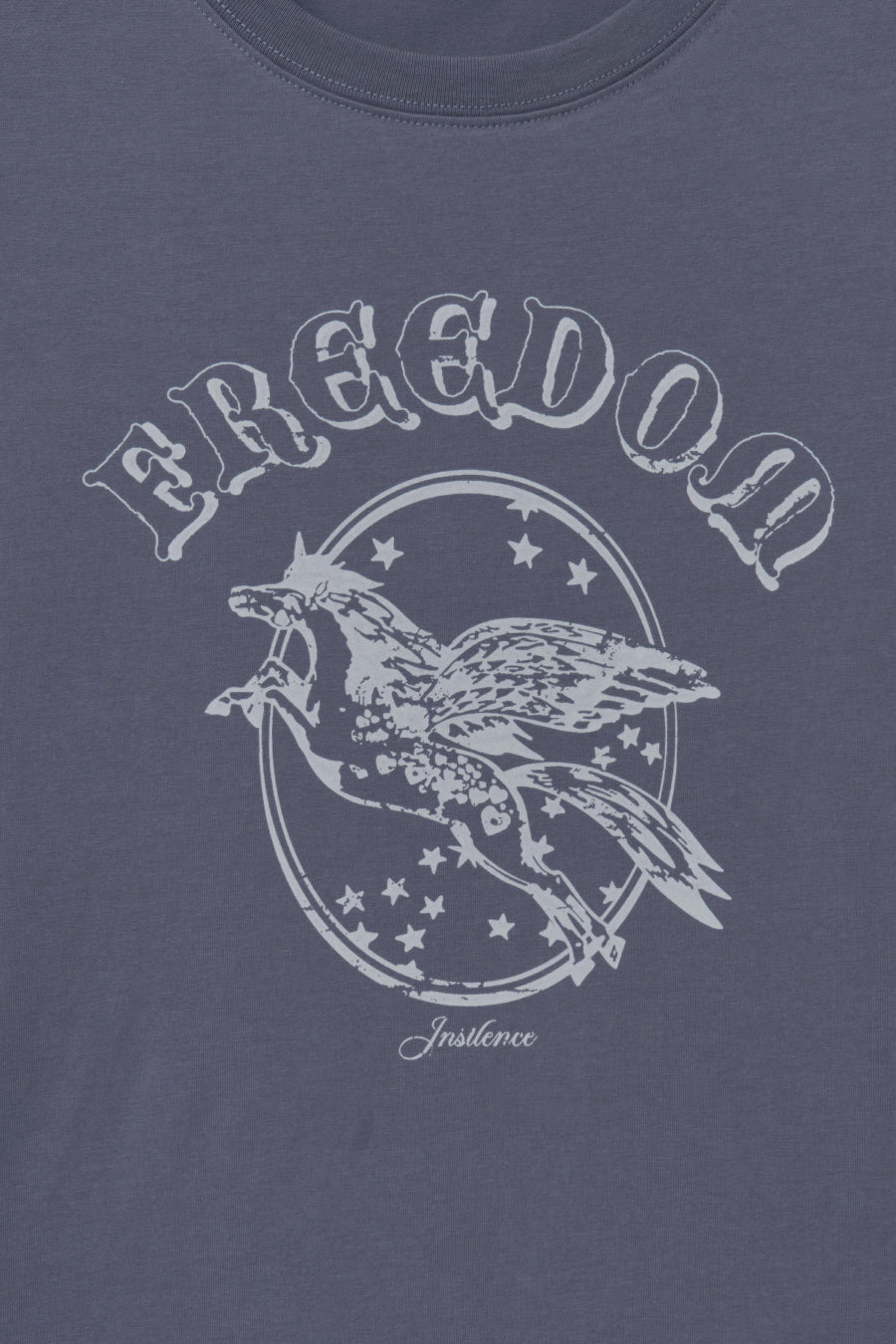 Insilence - Freedom Graphic T-shirt (Navy) product image 12 | TRAB K-Fashion Australia