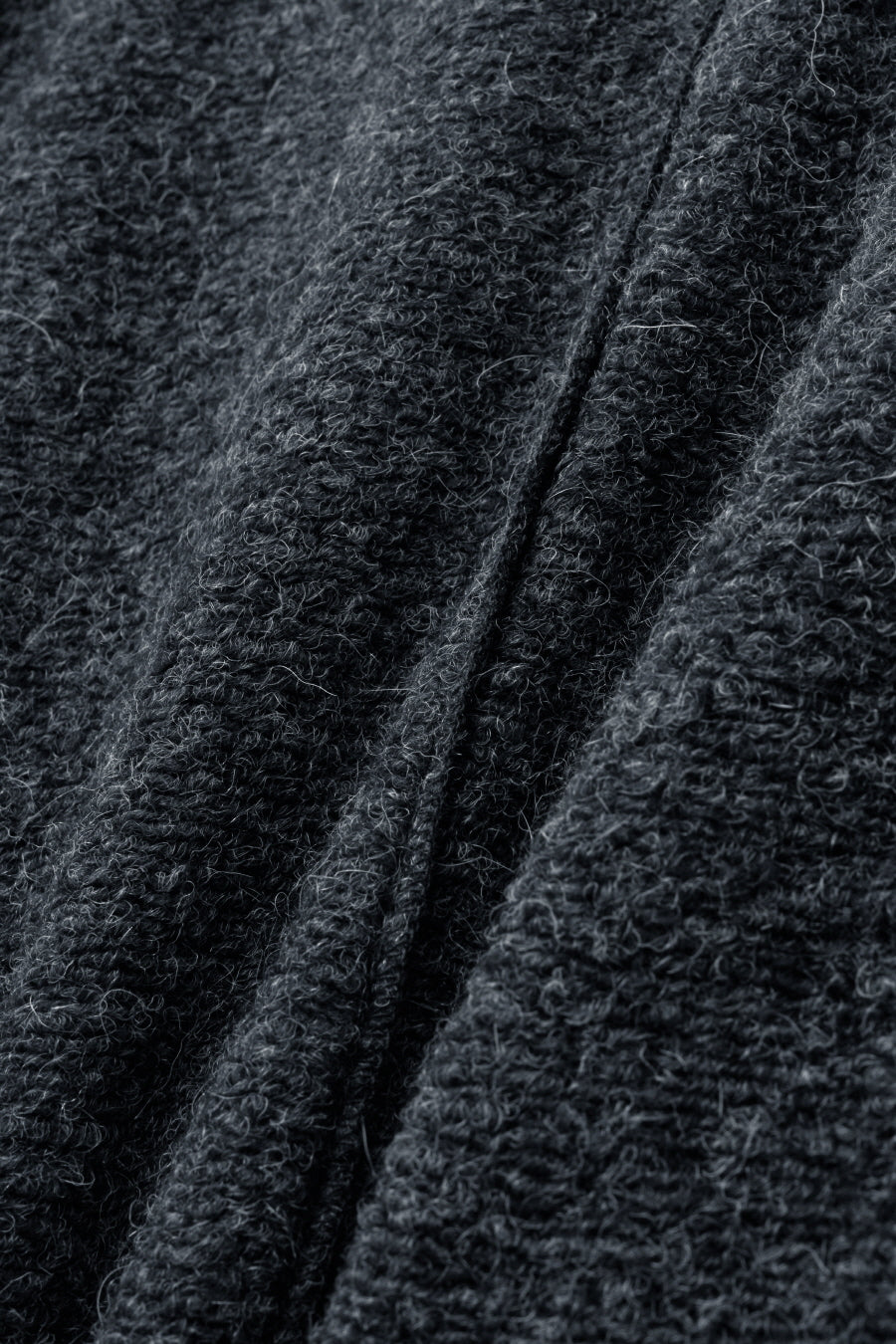 Insilence - Slanted Zipper Wool Jacket (Charcoal) product image 12 | TRAB K-Fashion Australia