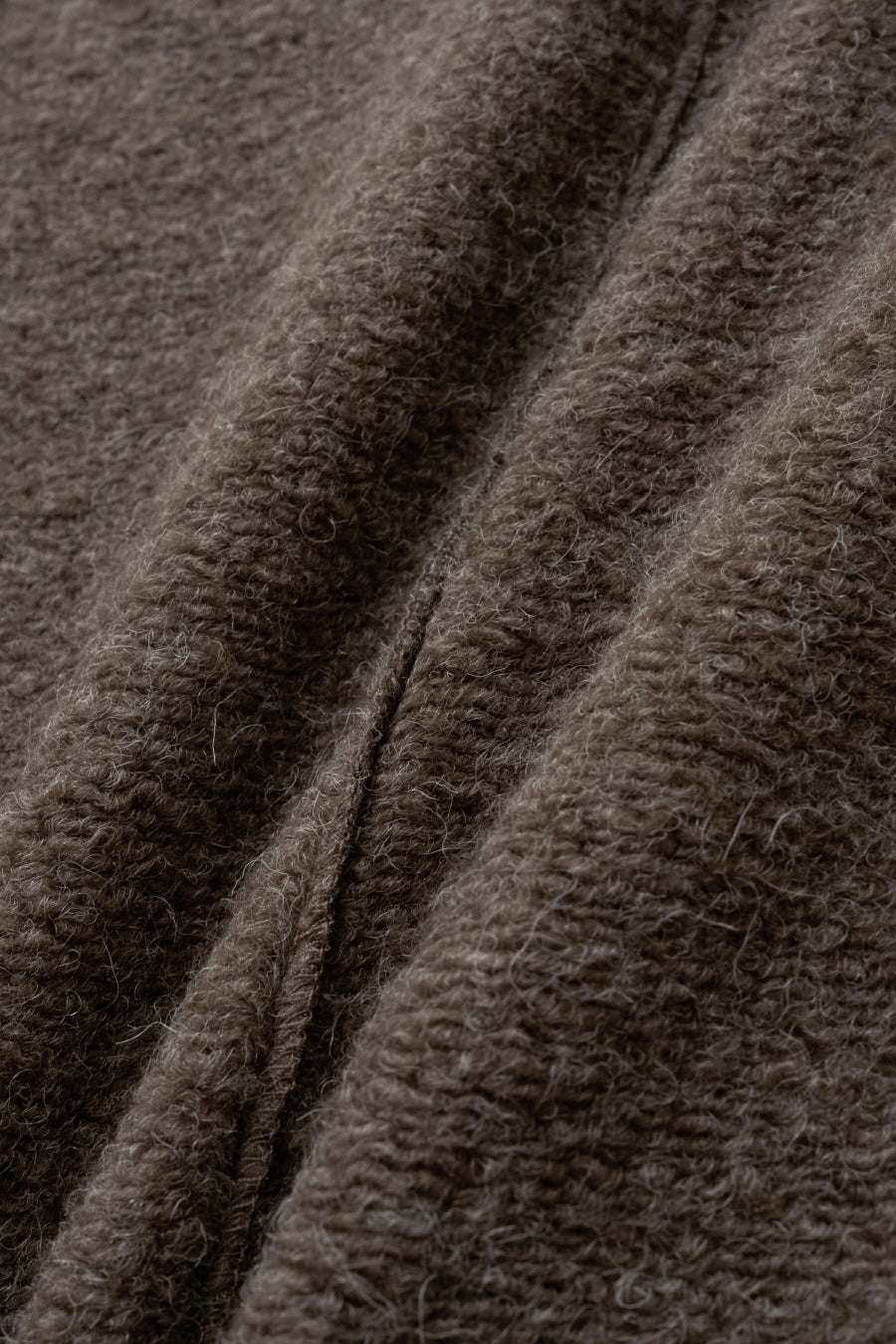 Insilence - Slanted Zipper Wool Jacket (Brown) product image 12 | TRAB K-Fashion Australia
