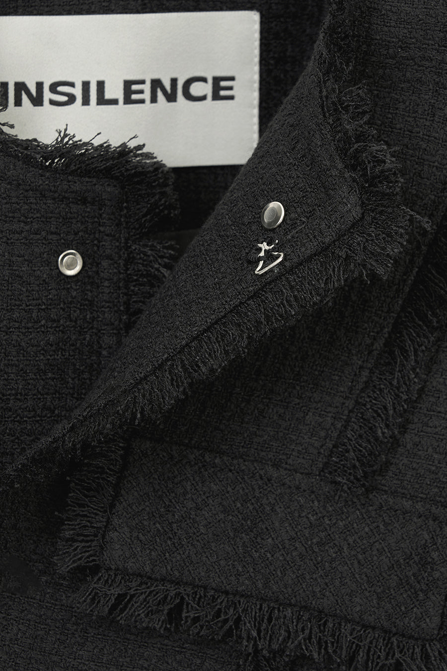 Insilence - Studded tweed jacket (Black) product image 12 | TRAB K-Fashion Australia