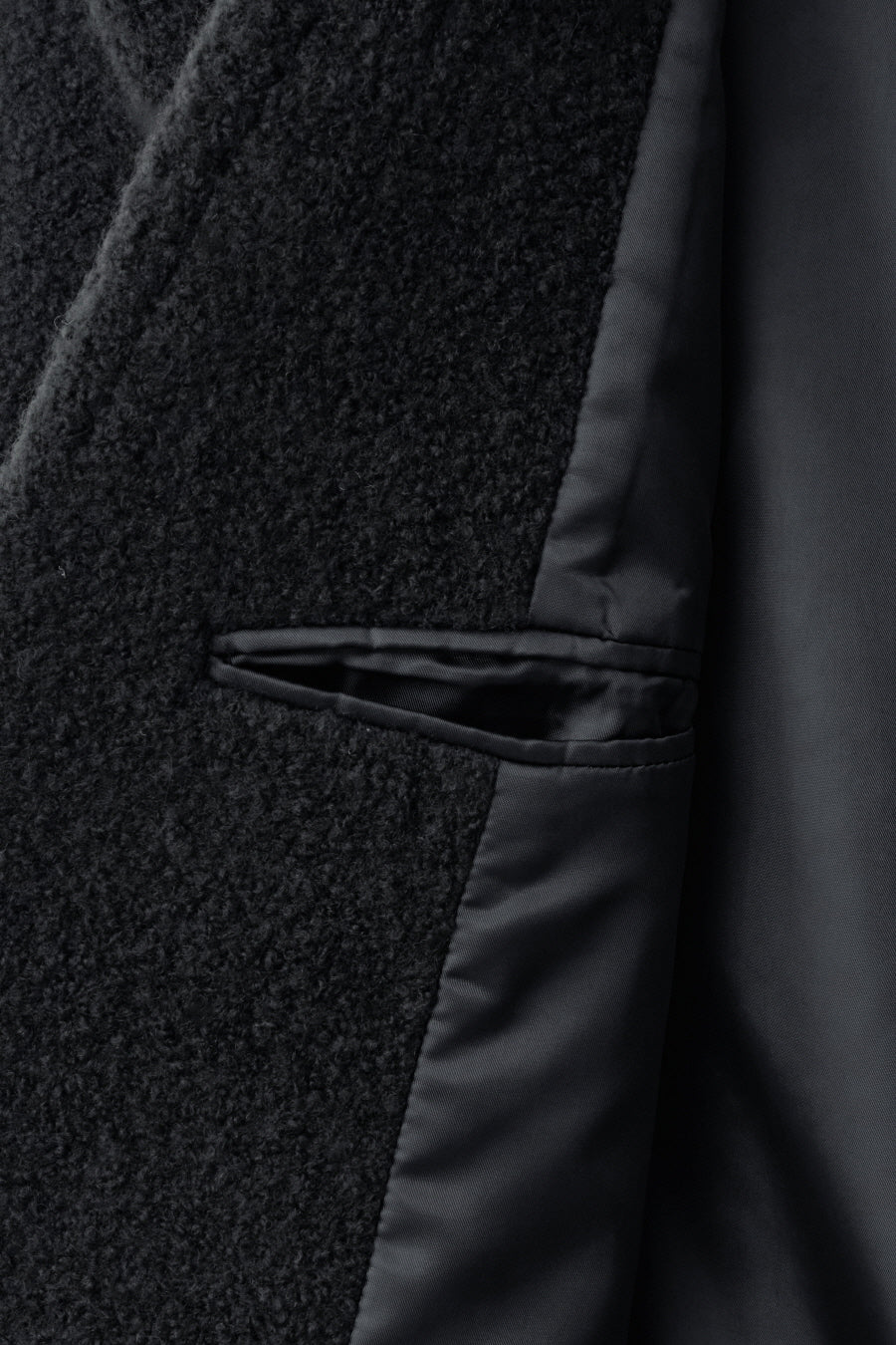 Insilence - Boucle Two-Way Jacket (Charcoal) product image 12 | TRAB K-Fashion Australia
