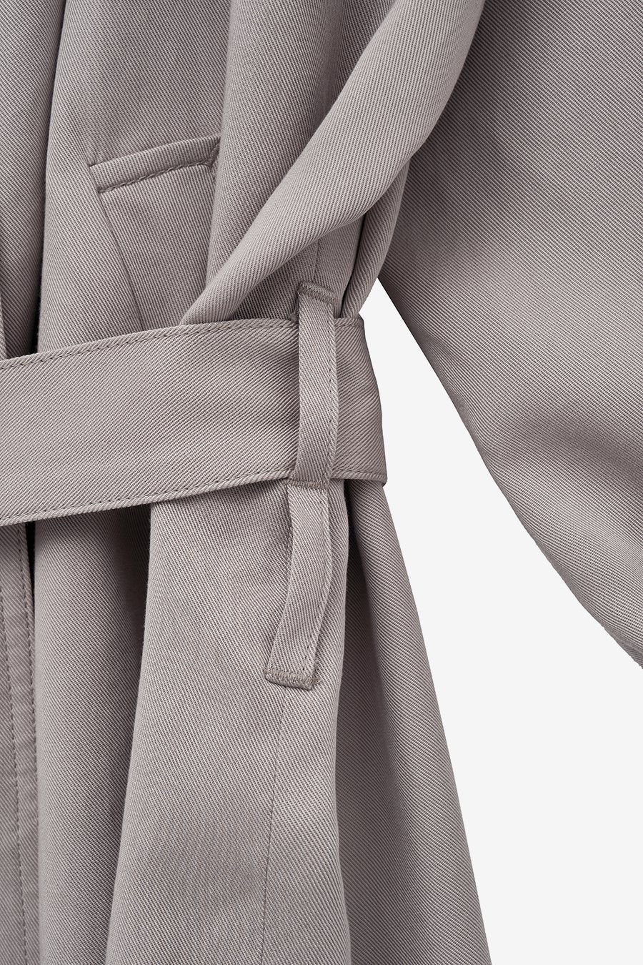 Insilence - Raglan Tencel Casual Jacket (Ash Beige) product image 12 | TRAB K-Fashion Australia