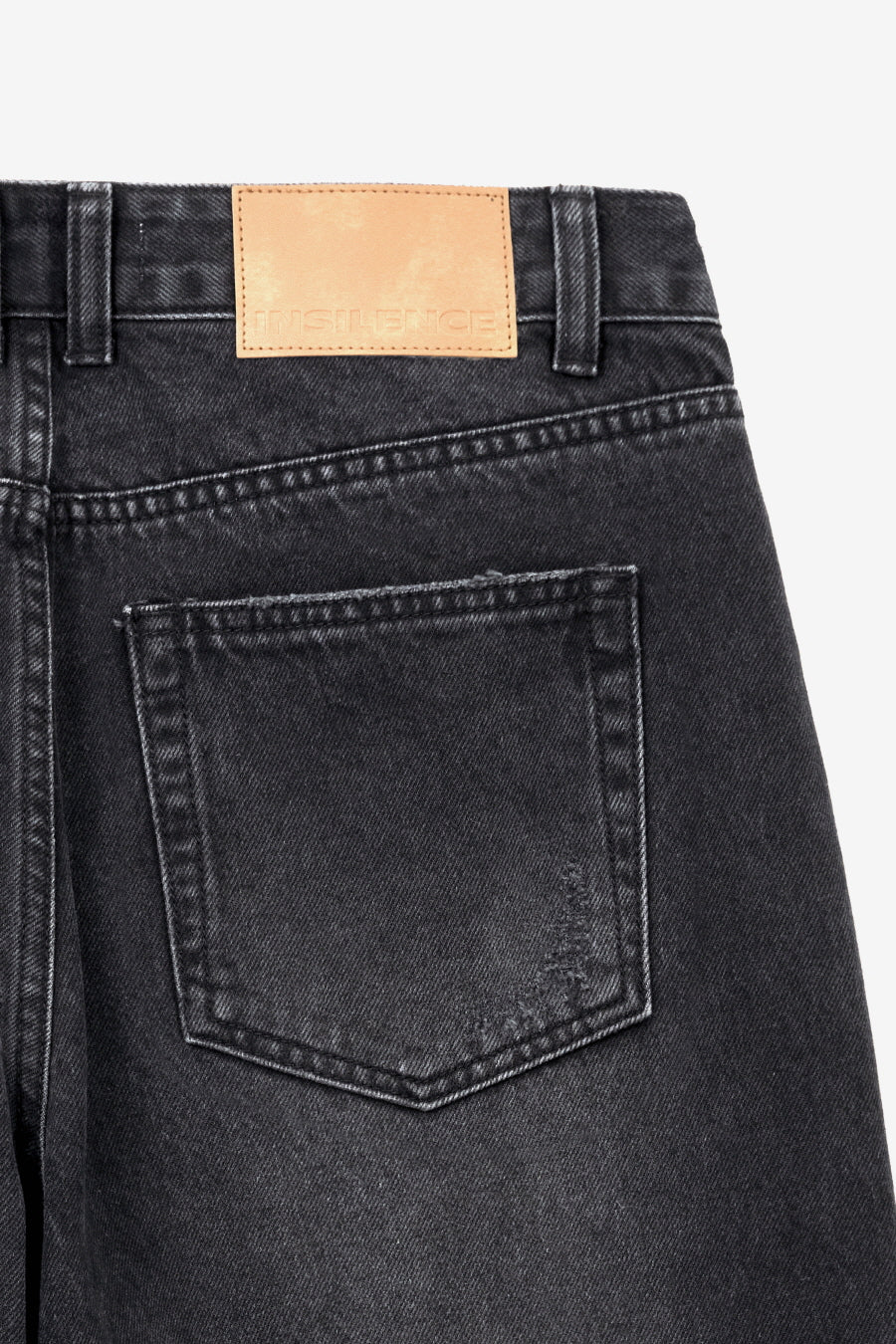 Insilence - Low Waist Wide Jeans (Washed Black) product image 12 | TRAB K-Fashion Australia