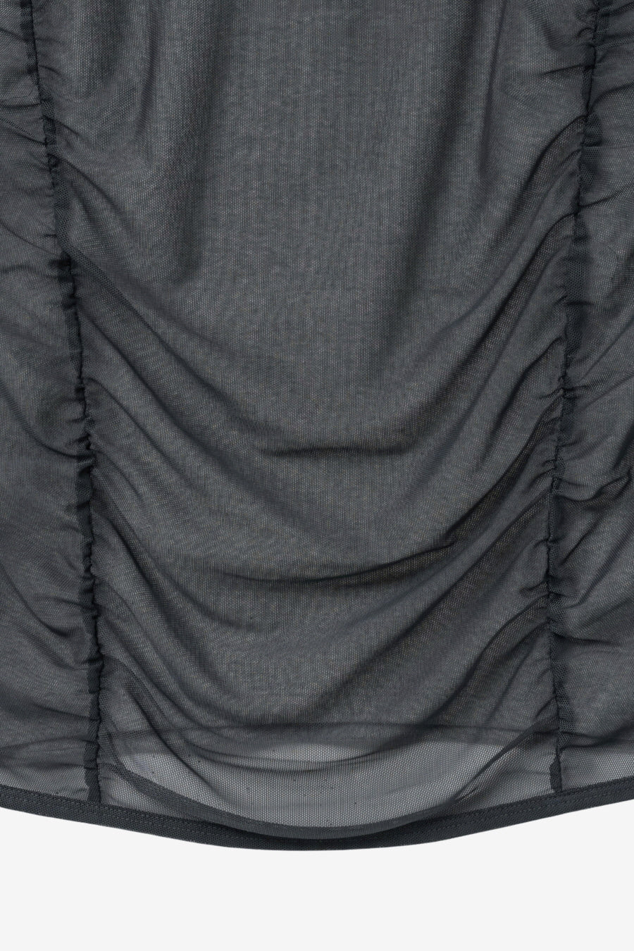 Insilence - Mesh Layered Short Sleeve (Melange Grey) product image 12 | TRAB K-Fashion Australia
