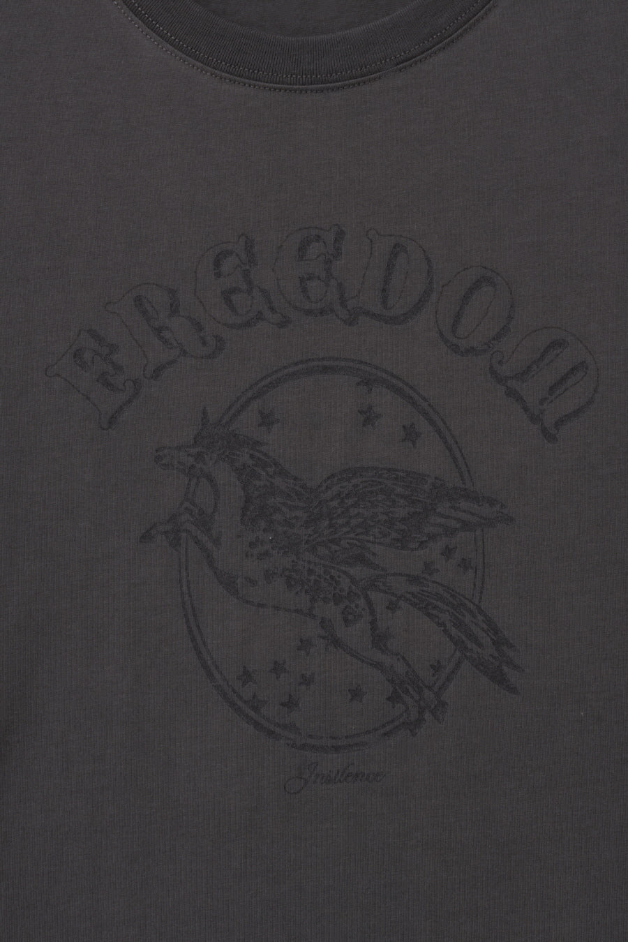 Insilence - Freedom Graphic T-shirt (Charcoal) product image 12 | TRAB K-Fashion Australia