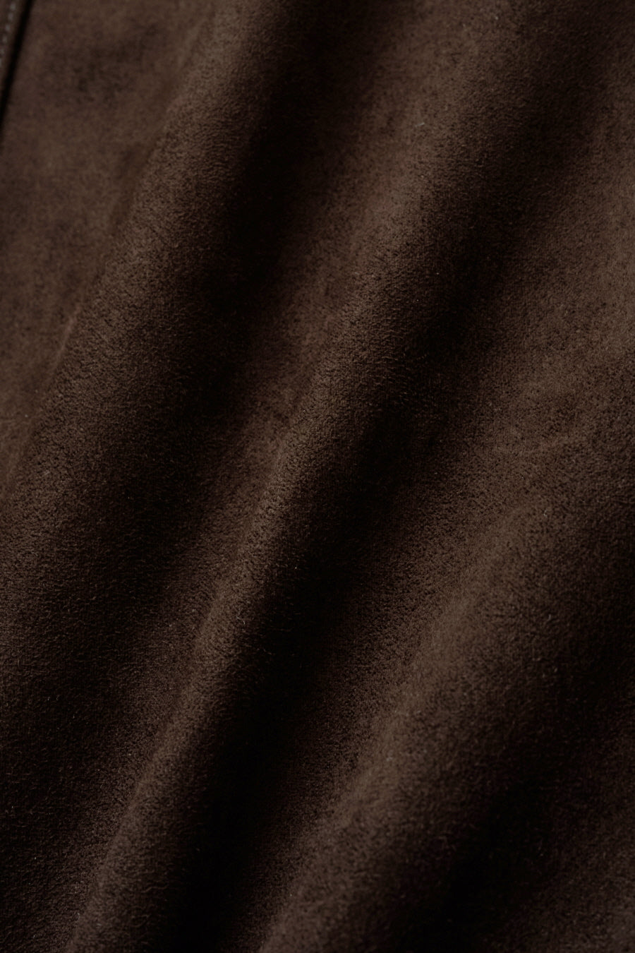 Insilence - Faux Suede Car Coat (Dark Brown) product image 12 | TRAB K-Fashion Australia