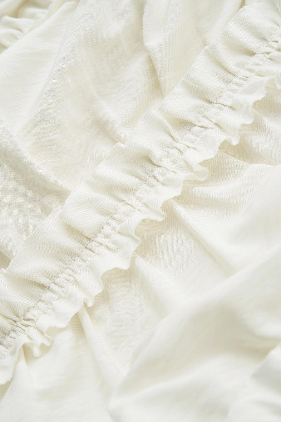 Insilence - Vintage Frill Maxi Dress (Cream) product image 14 | TRAB K-Fashion Australia