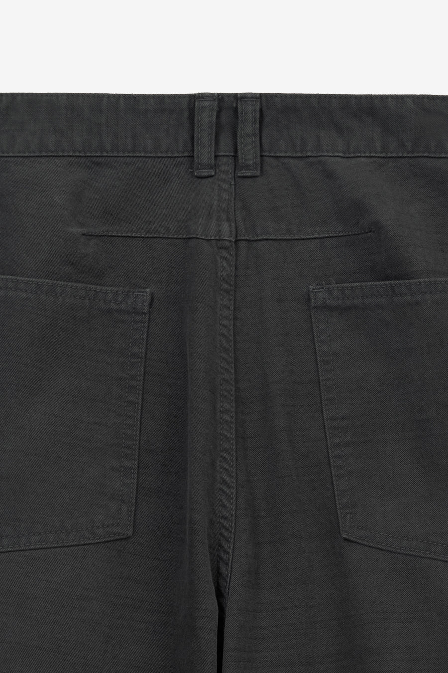 Insilence - Slub Twill Volume Pants (Charcoal) product image 10 | TRAB K-Fashion Australia