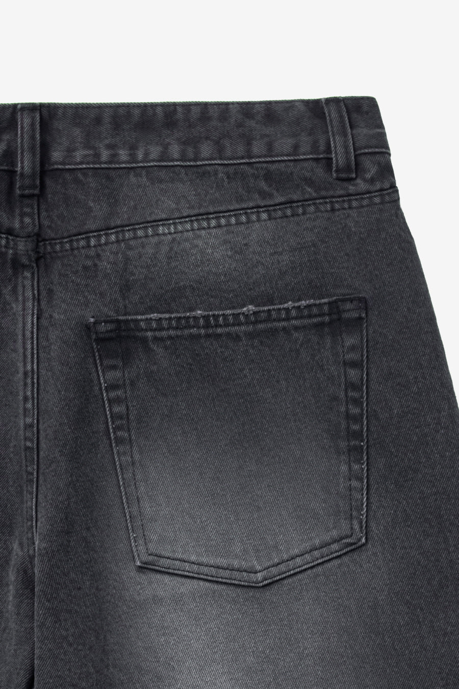 Insilence - Distressed Denim Shorts (Black) product image 12 | TRAB K-Fashion Australia