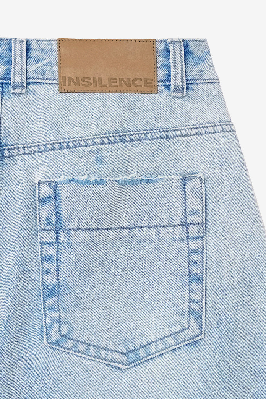 Insilence - Wide Bermuda Denim (Light Blue) product image 12 | TRAB K-Fashion Australia