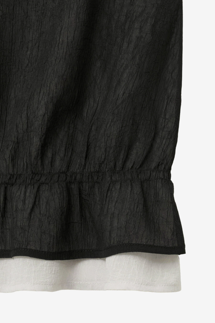 Insilence - Double Layer Sleeveless Top (Black) product image 12 | TRAB K-Fashion Australia