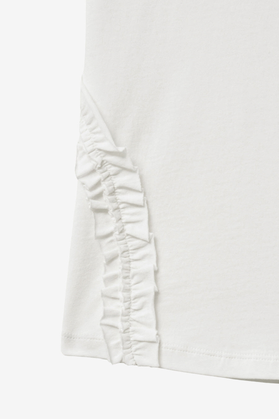 Insilence - Frill Strap Pigment Top (White) product image 12 | TRAB K-Fashion Australia
