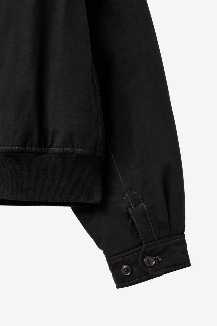 Insilence - W Washed Cotton Shearling Jacket (Black) product image 12 | TRAB K-Fashion Australia