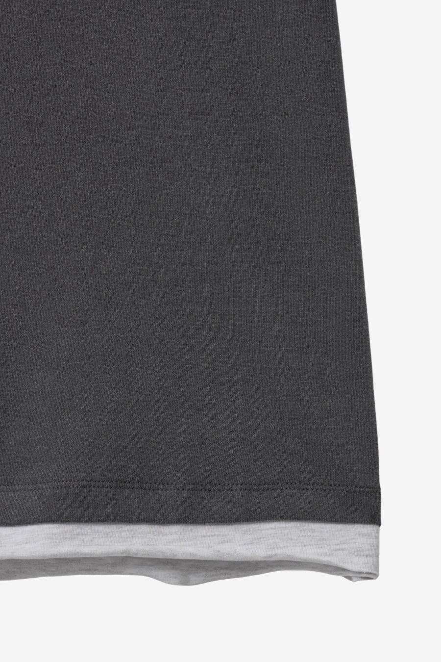 Insilence - Layered Pigment T-Shirt (Charcoal) product image 12 | TRAB K-Fashion Australia