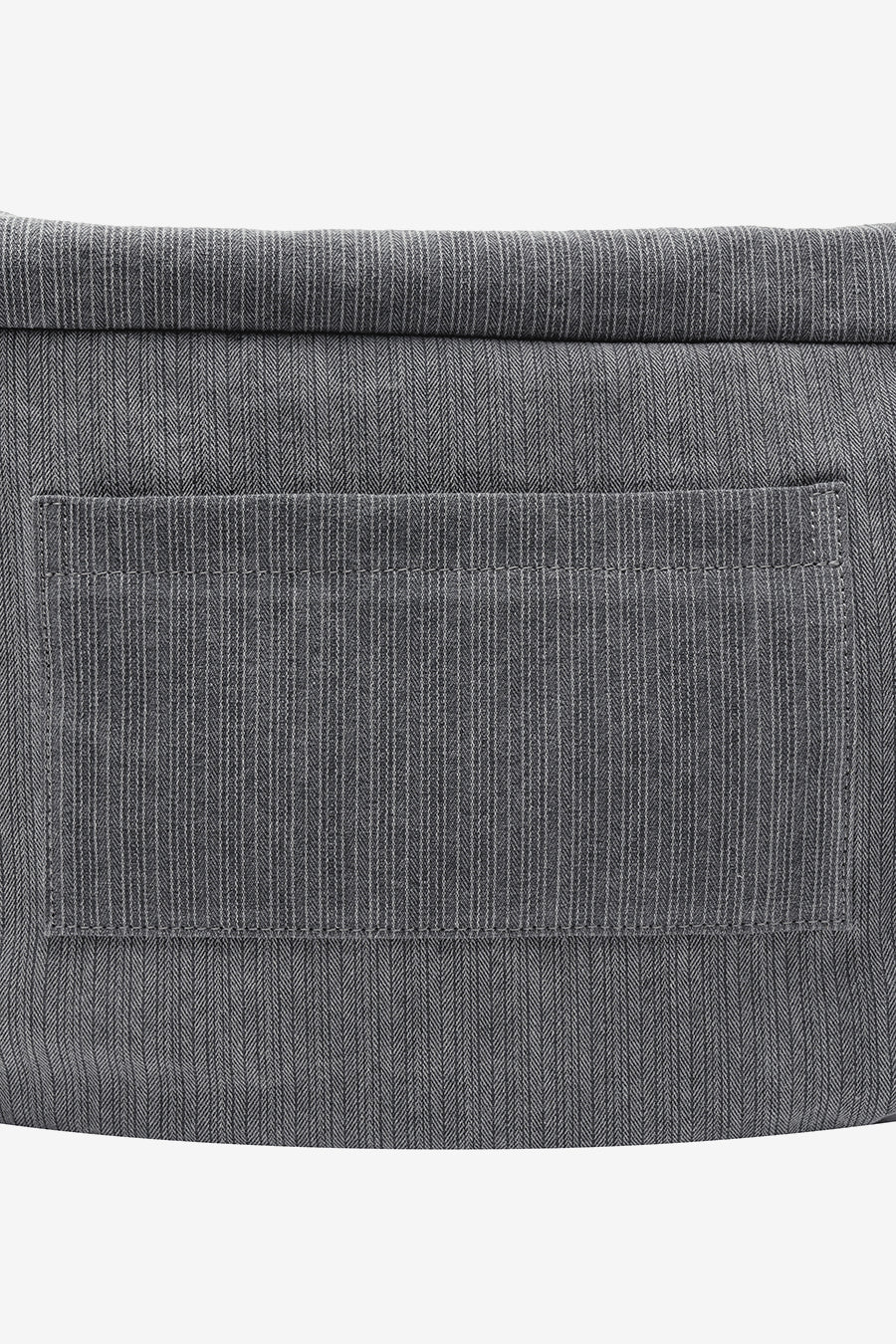 Insilence - Cotton Cut off Sling Bag (Charcoal) product image 12 | TRAB K-Fashion Australia
