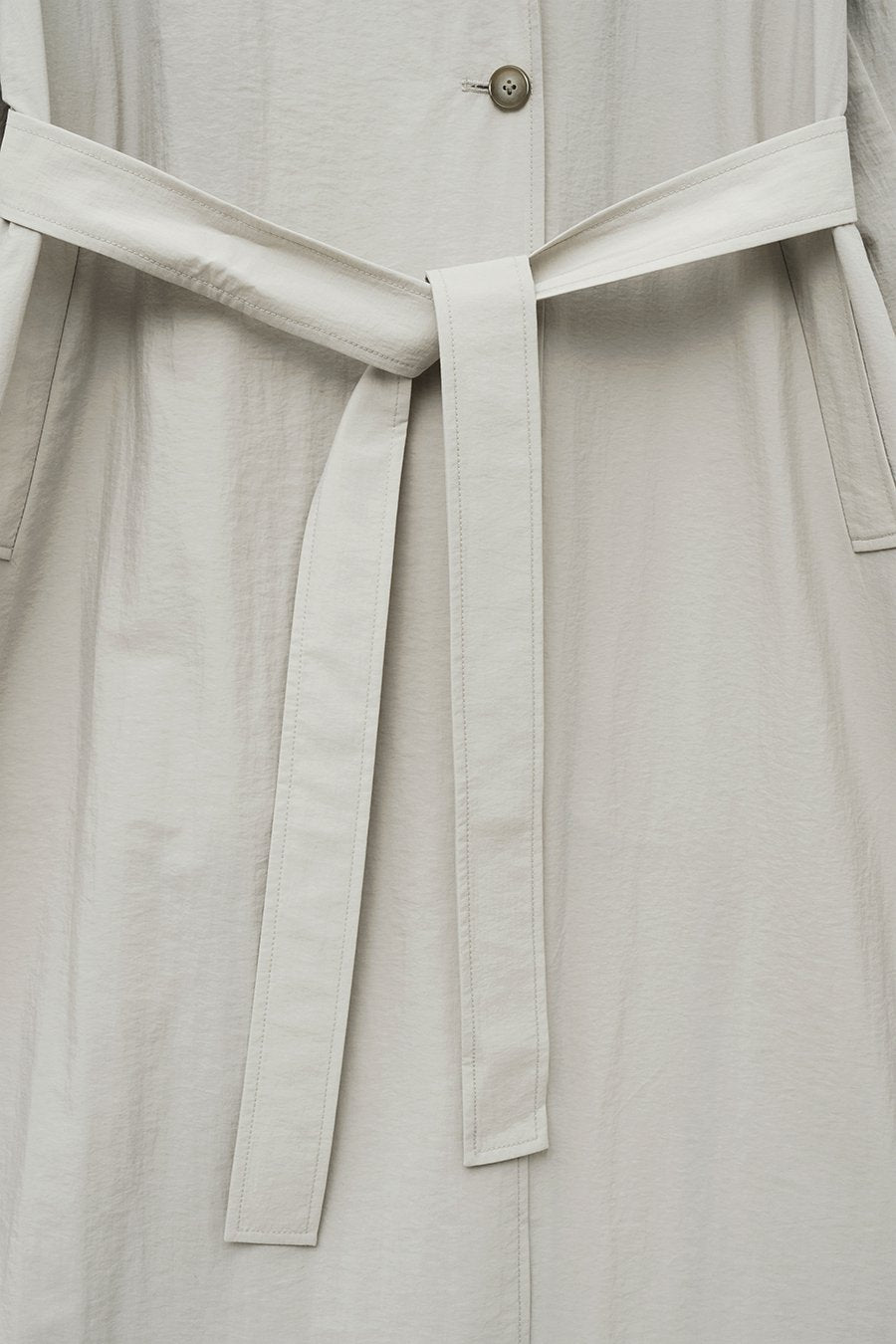 Insilence - Sheer Nylon Trench (Ash Beige) product image 11 | TRAB K-Fashion Australia