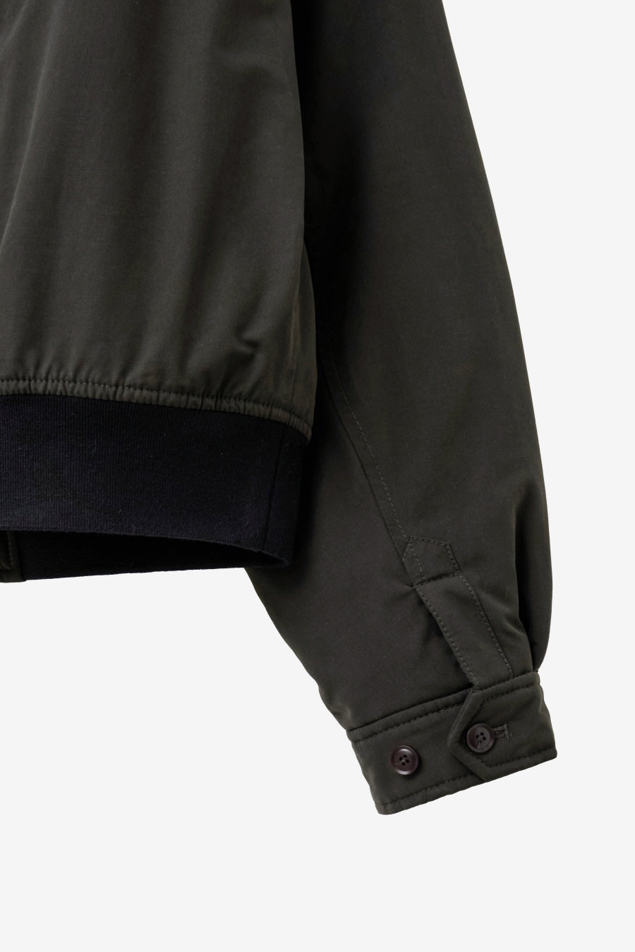 Insilence - W Washed Cotton Shearling Jacket (Khaki) product image 12 | TRAB K-Fashion Australia