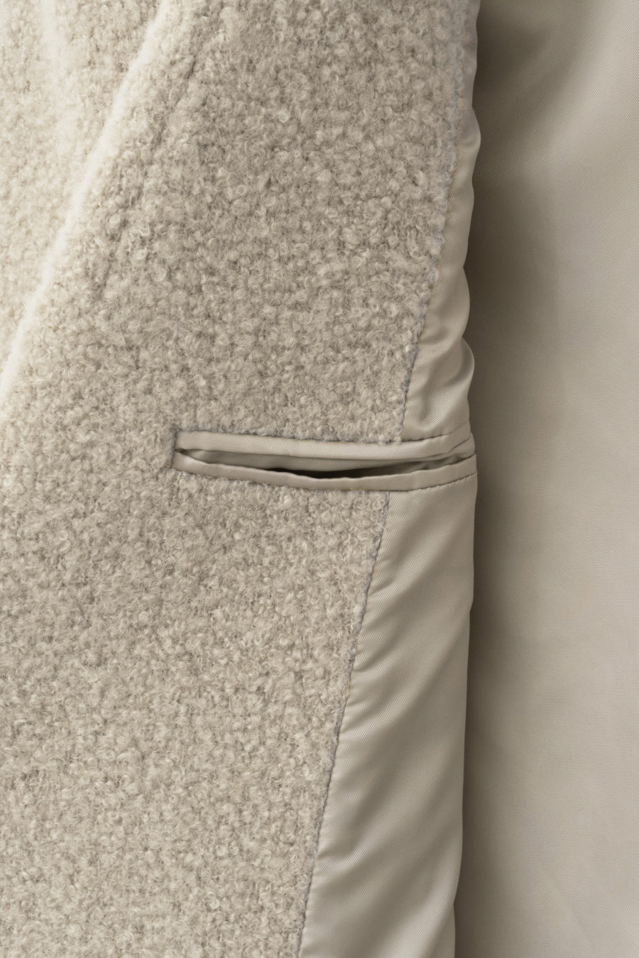 Insilence - Boucle Two-Way Jacket (Beige) product image 12 | TRAB K-Fashion Australia