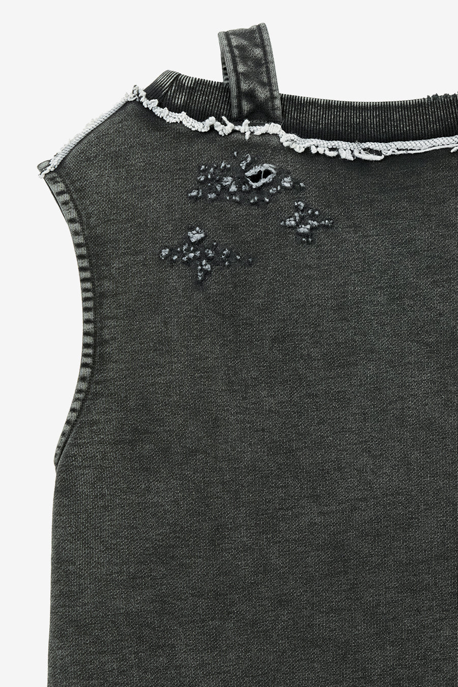 Insilence - Unbalanced Layered Top (Charcoal) product image 12 | TRAB K-Fashion Australia
