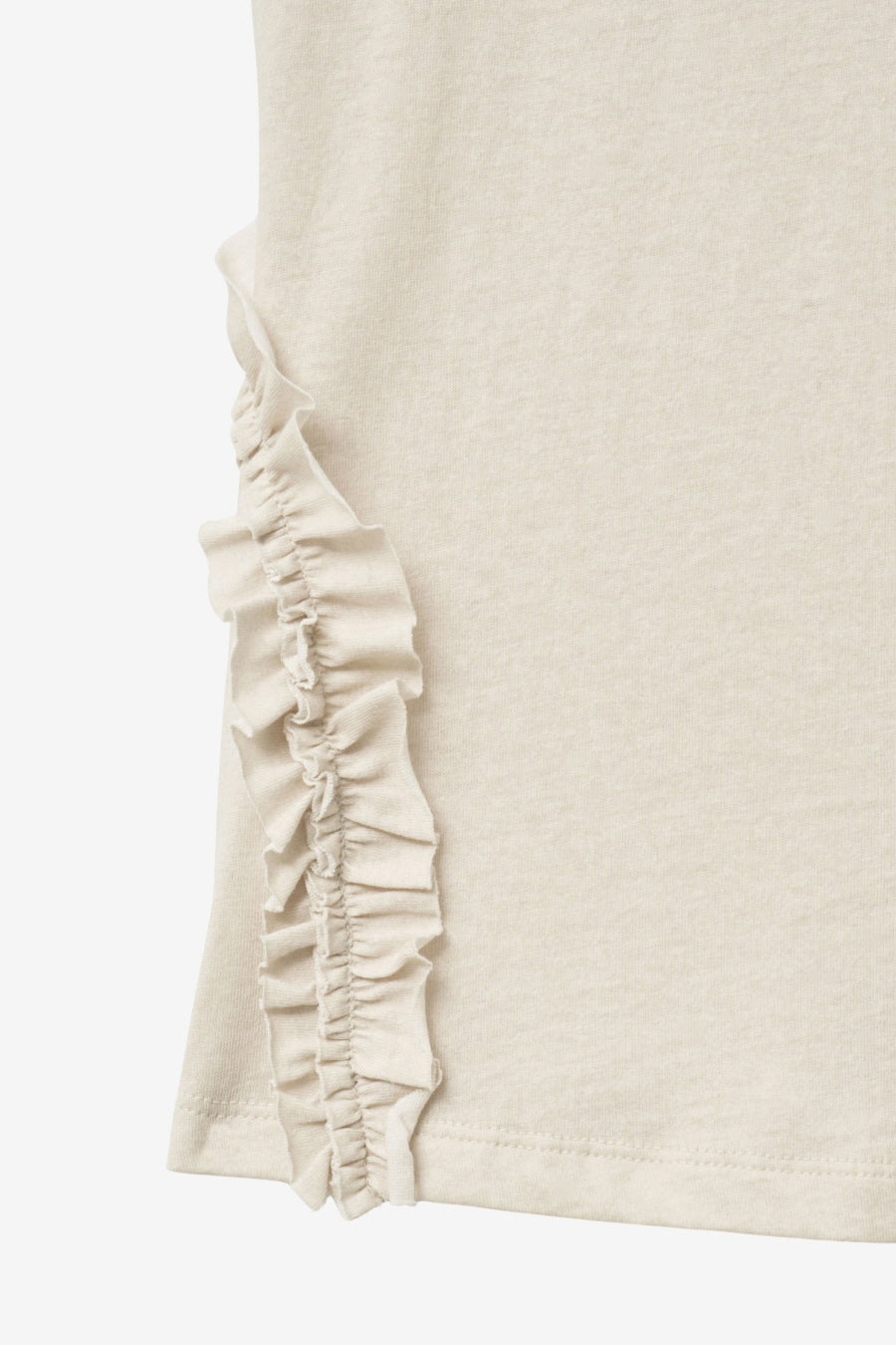 Insilence - Frill Strap Pigment Top (Natural Beige) product image 12 | TRAB K-Fashion Australia