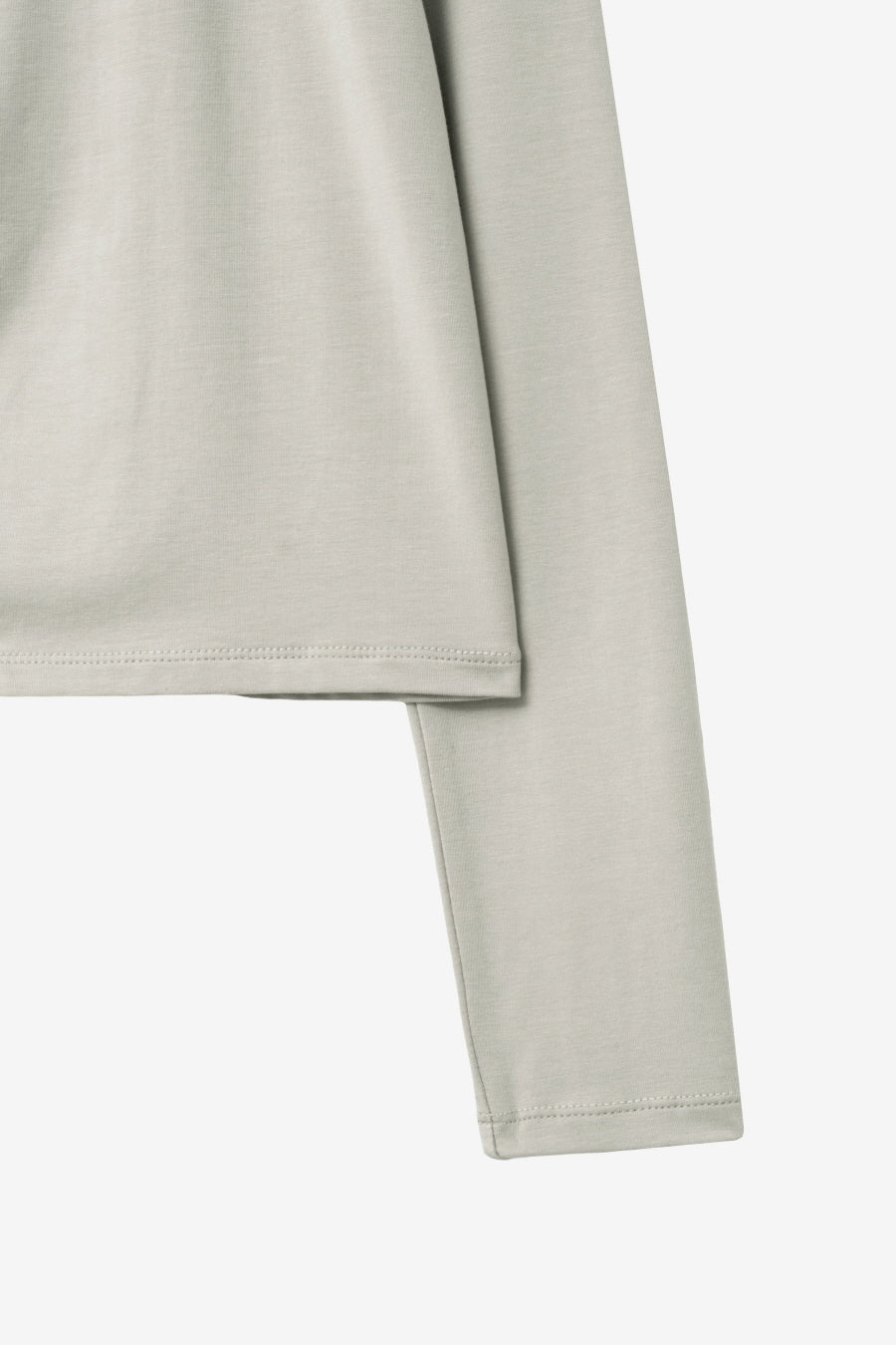 Insilence - Shirred High-Neck Top (Ash Khaki) product image 12 | TRAB K-Fashion Australia