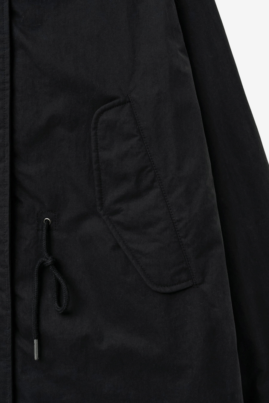 Insilence - M65 Padded Hood Parka (Washed Black) product image 12 | TRAB K-Fashion Australia