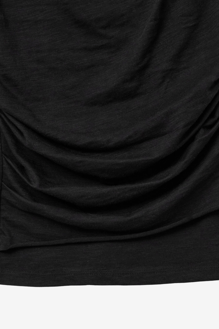 Insilence - Draping Boat Neck T-shirt (Black) product image 12 | TRAB K-Fashion Australia
