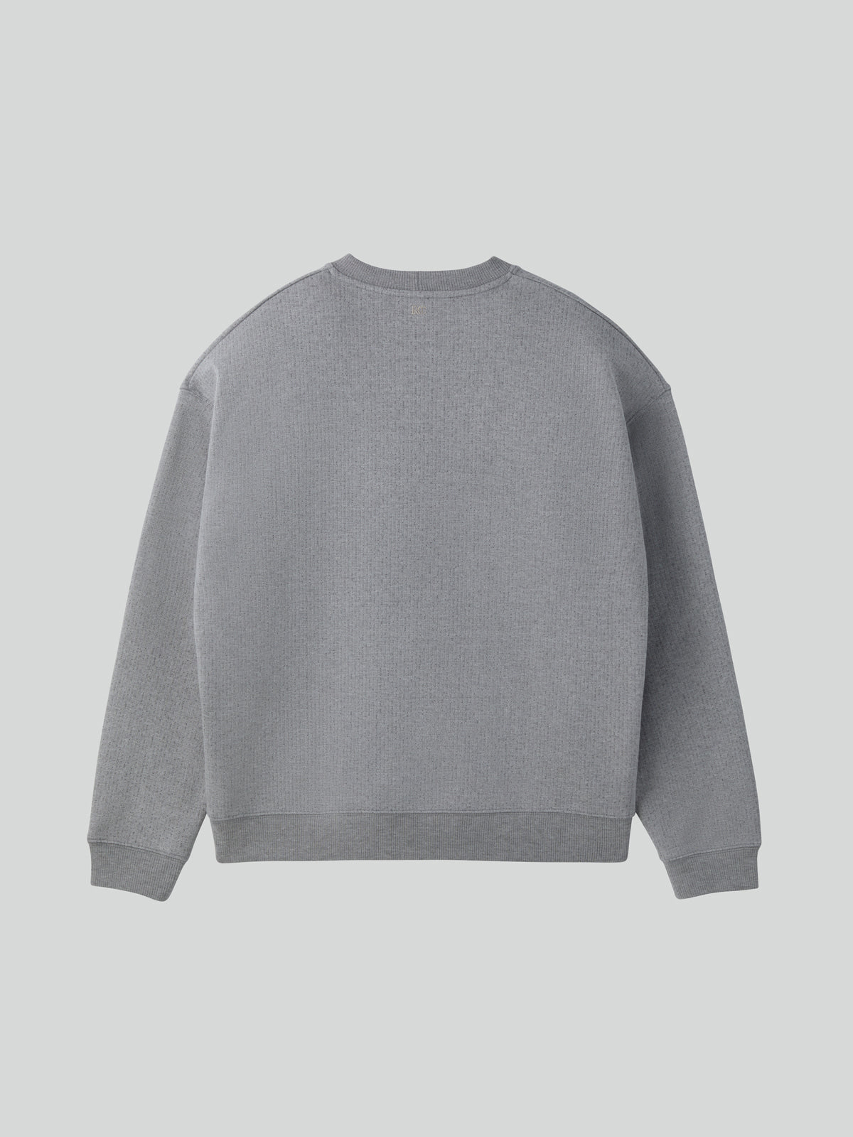 Recto - Rc Embroidery Sweatshirt (Melange Grey) product image 2 | TRAB K-Fashion Australia