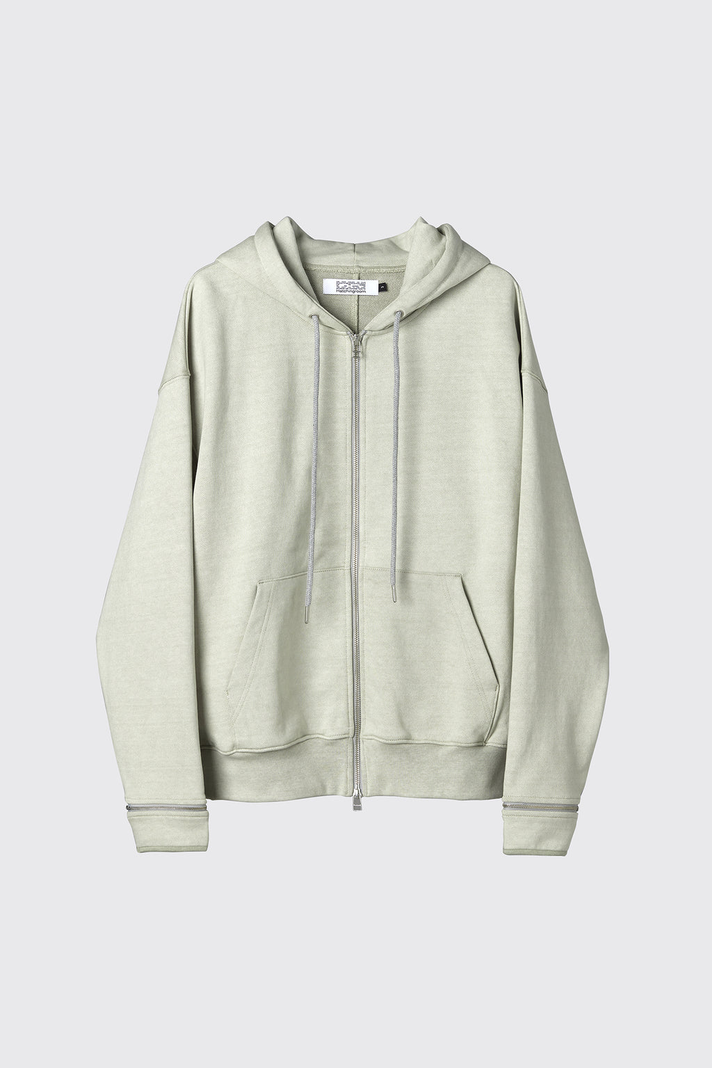 Hatchingroom - Boxer Zip Hoodie Pigment Dyed (Olive) product image 1 | TRAB K-Fashion Australia
